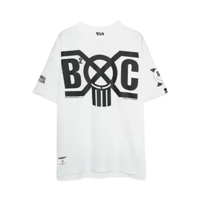 BOUNTY HUNTER x BILLIONAIRE BOYS CLUB COTTON T-SHIRT #2 "WHITE"