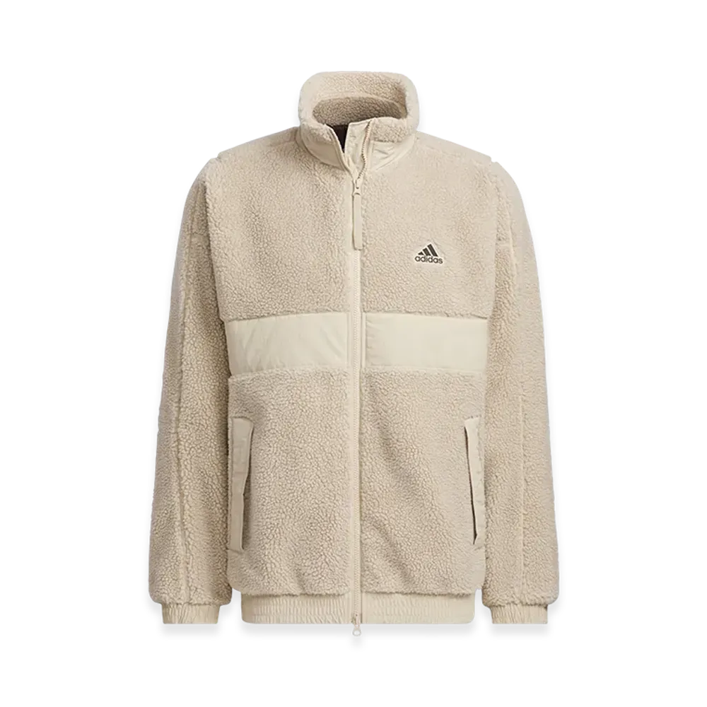 adidas Wording Pack Loose Fit Boa Jacket (Gender Neutral) "Clay Brown"