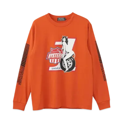 HYSTERIC GLAMOUR Hg.Inc. T-Shirt "Orange"