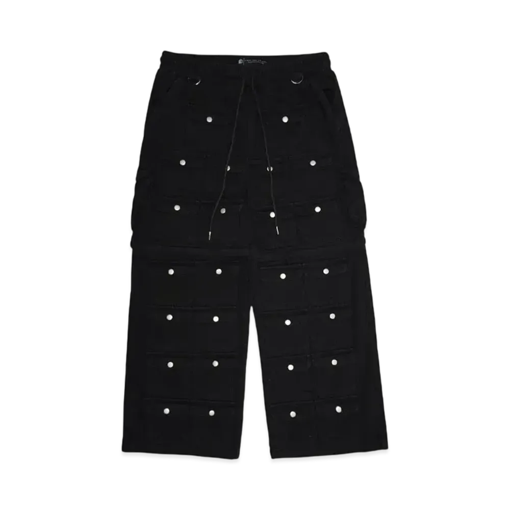 A GOOD BAD INFLUENCE FULL Pocket Pants "BLACK"