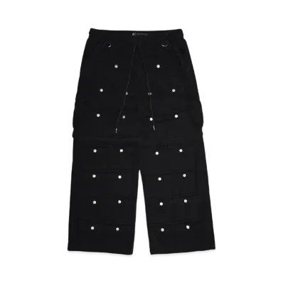 A GOOD BAD INFLUENCE FULL Pocket Pants "BLACK"
