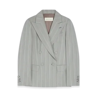 DRIES VAN NOTEN Women's Double Breasted Blazer "Green"