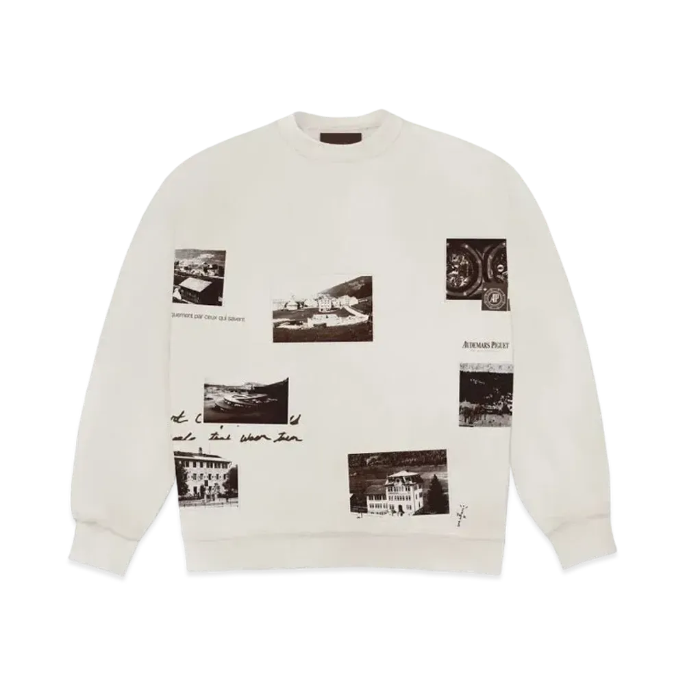 Travis Scott Cactus Jack x Audemars Piguet Vintage Crewneck "White"