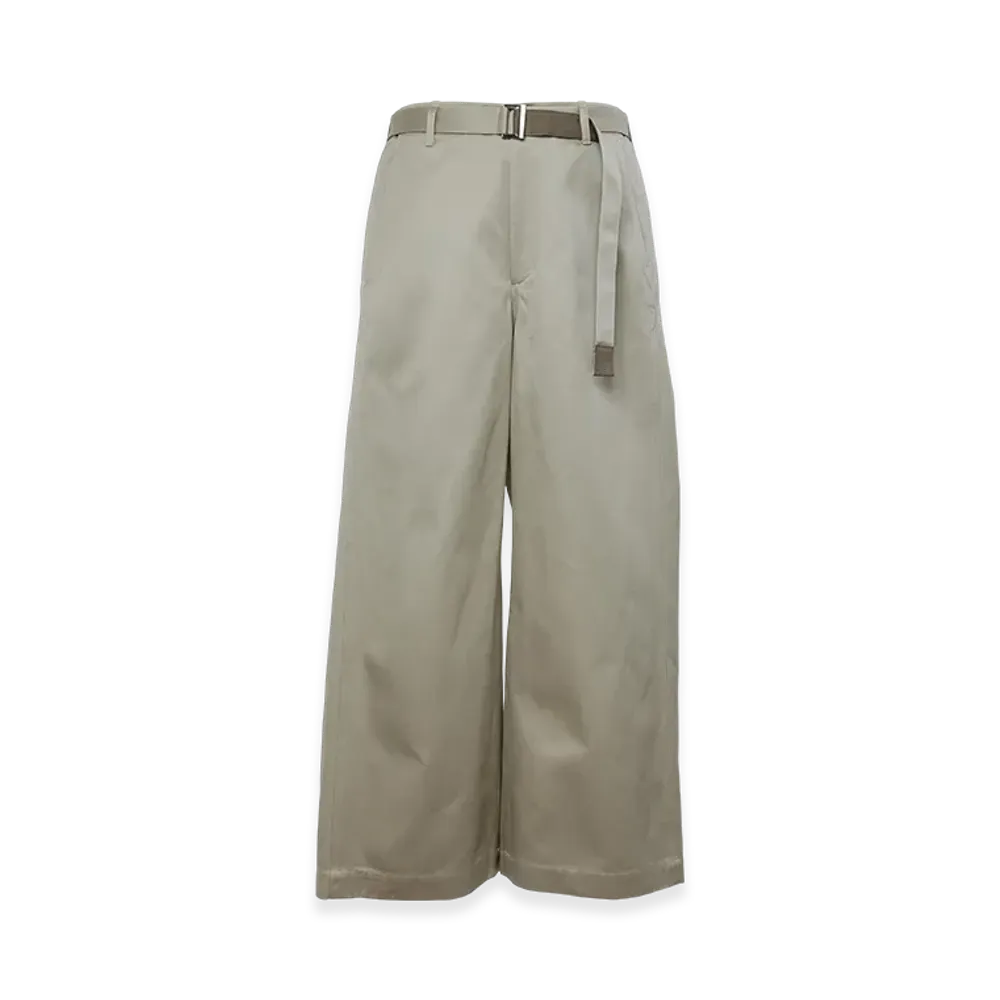 sacai Wide Chino Pants "Beige"
