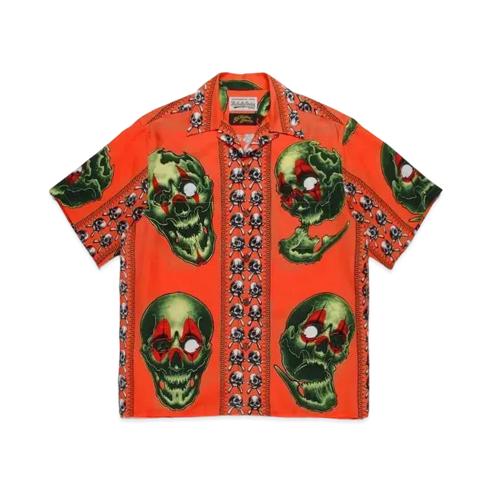 WACKO MARIA 56 TATTOO STUDIO / HAWAIIAN SHIRT #2 "Orange"