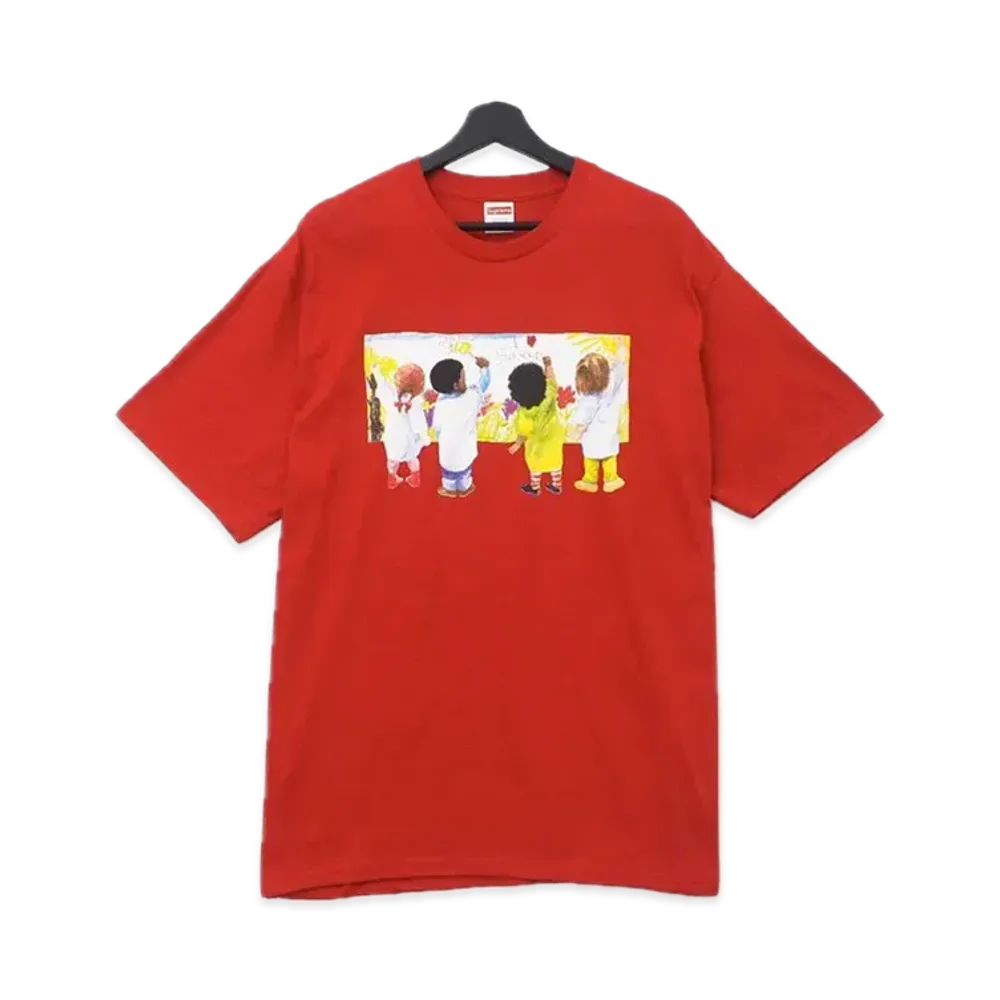 シュプリーム キッズ Tシャツ "レッド"