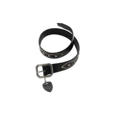KAMIYA x HTCXX Studded Leather Belt "Black"