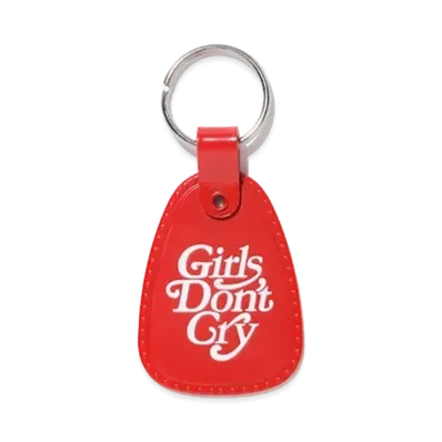 Girls Don't Cry Metal Keychain "Red" / VERDY