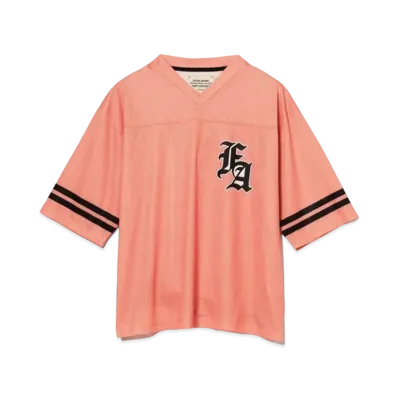 BEAMS FUTURE ARCHIVE Mesh T-Shirts "Pink"