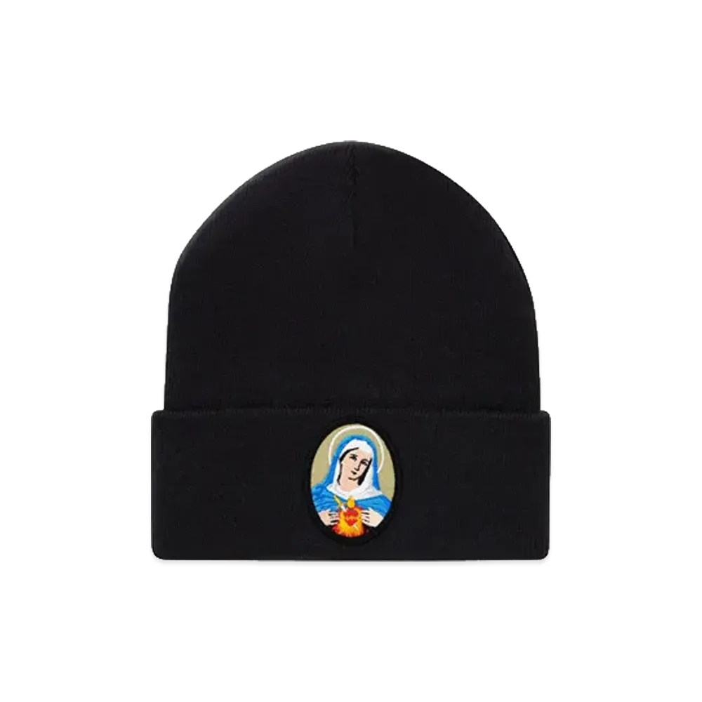 Supreme Virgin Mary Patch Beanie "Black"