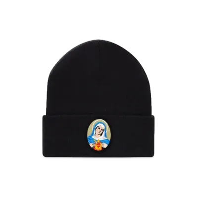 Supreme Virgin Mary Patch Beanie "Black"