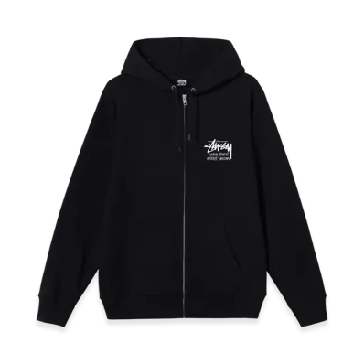 Stussy Stock DSM London Zip Hoodie 2021 "Black"