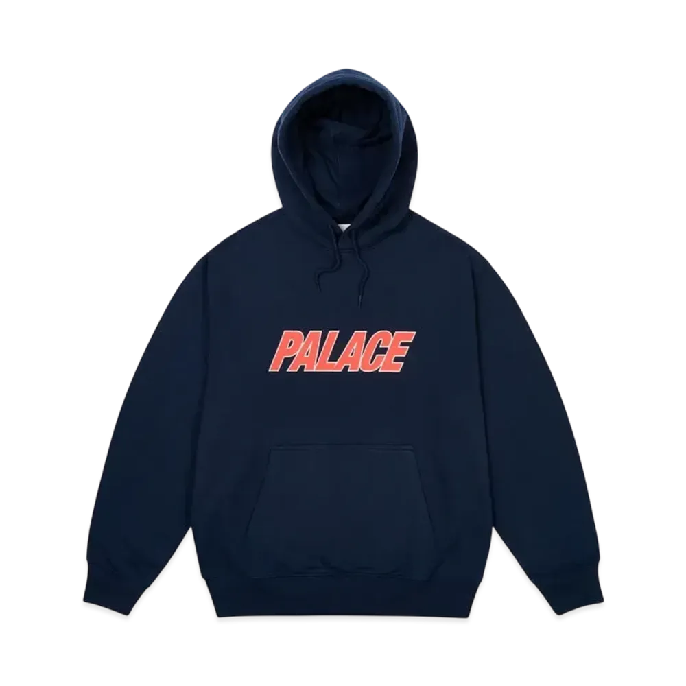 PALACE DUO LOGO HOOD "Navy"