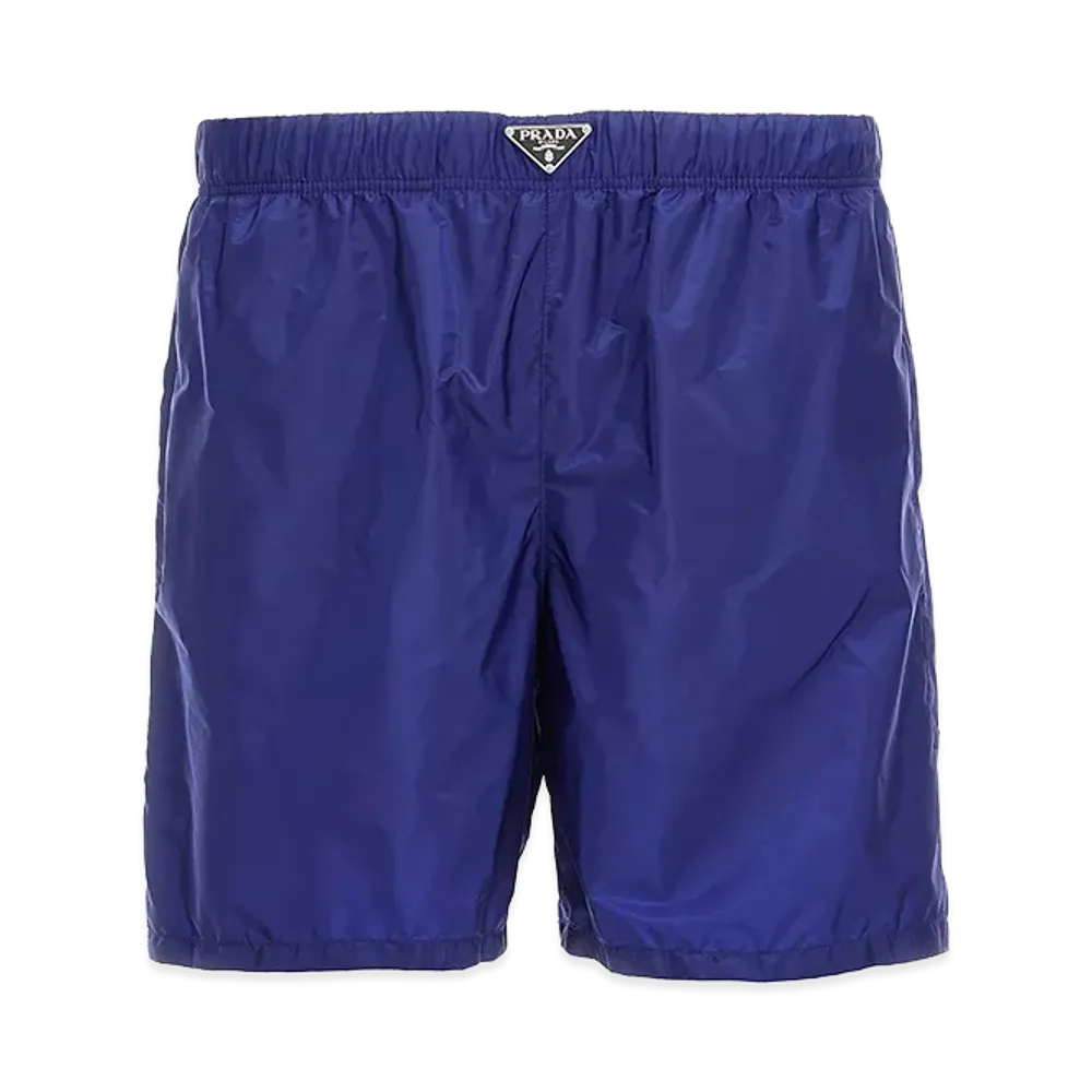 PRADA 'Piuma' Re-Nylon Swimsuit "Blue"