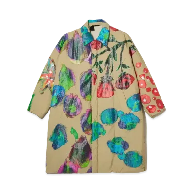 N.HOOLYWOOD Balmacaan Coat "Beige"