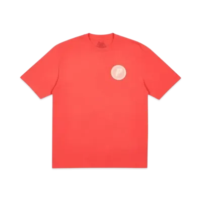 PALACE Pircular T-Shirt "Light Red"