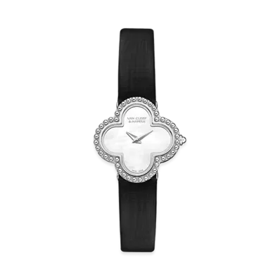 Van Cleef & Arpels Alhambra small model watch "18K White gold/Mother-of-pearl"