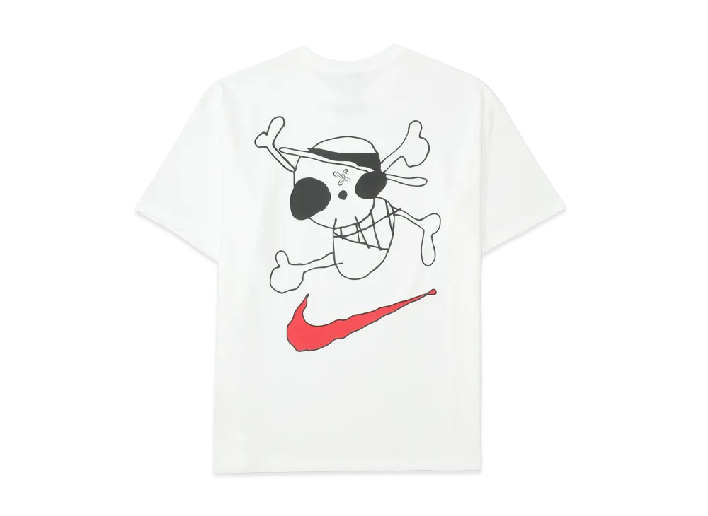 Nike x One Piece Solo Swoosh T-Shirt QS Promise of Battle "White"