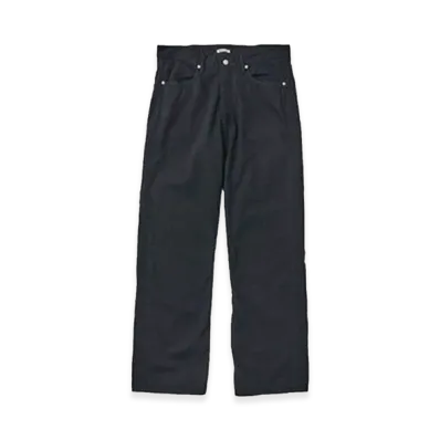 AURALEE Hankyu Umeda Exclusive Selvedge Light Denim Pants "Black"
