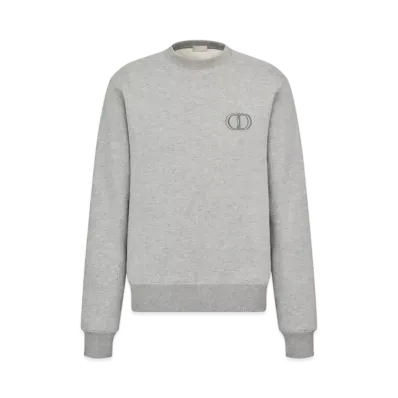 Dior CD Icon Sweatshirt Cotton Fleece "Gray"