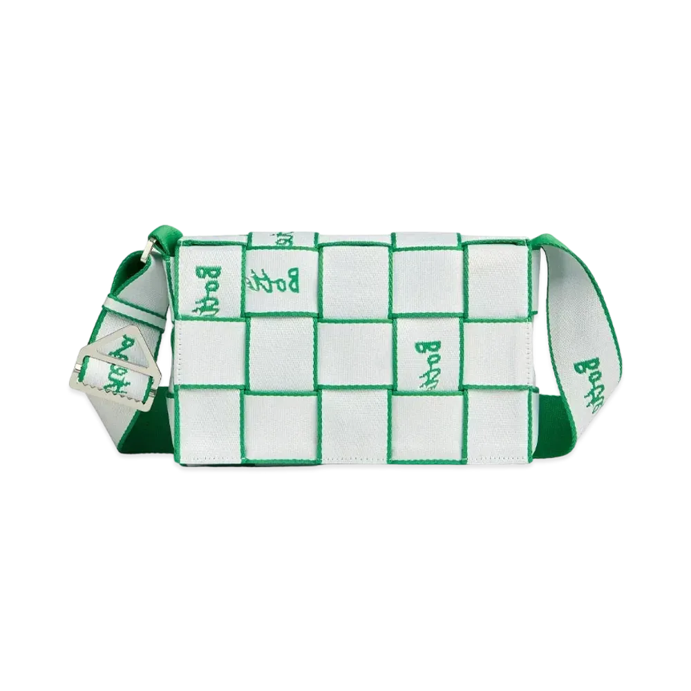 Bottega Veneta Webbing "White/Parakeet"