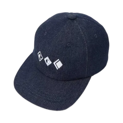 CITY COUNTRY CITY Embroiderd Logo Denim Cap "BLUE"