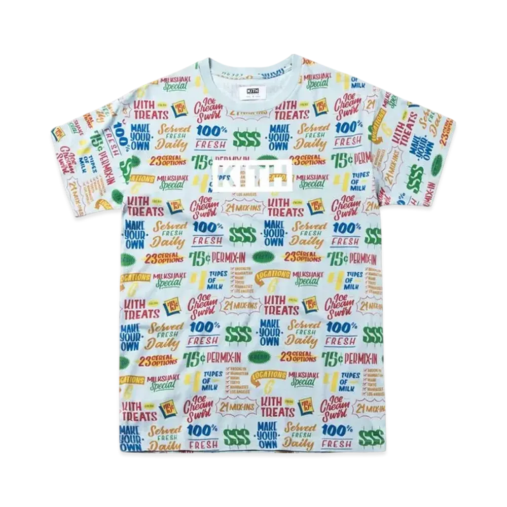 Kith S/S T-Shirt Tarts Circle "Light Blue"