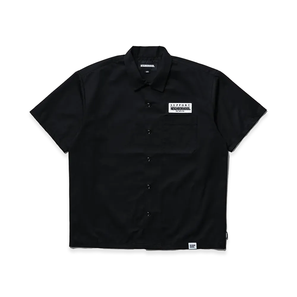 NEIGHBORHOOD Classic Work Shirt SS-1 "Black"