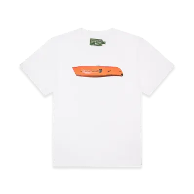 DENIM TEARS Razor Tee "White"