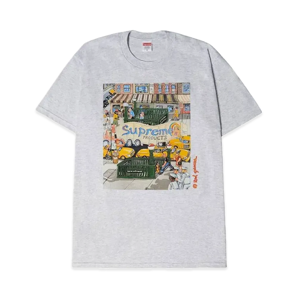 Supreme Manhattan Tee "Ash Grey"