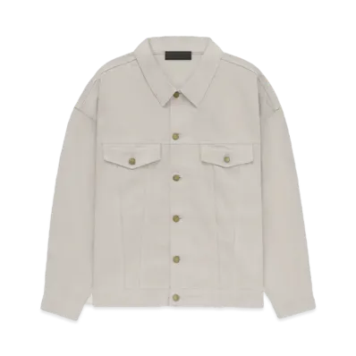 FEAR OF GOD ESSENTIALS Denim Jacket "Silver Cloud"