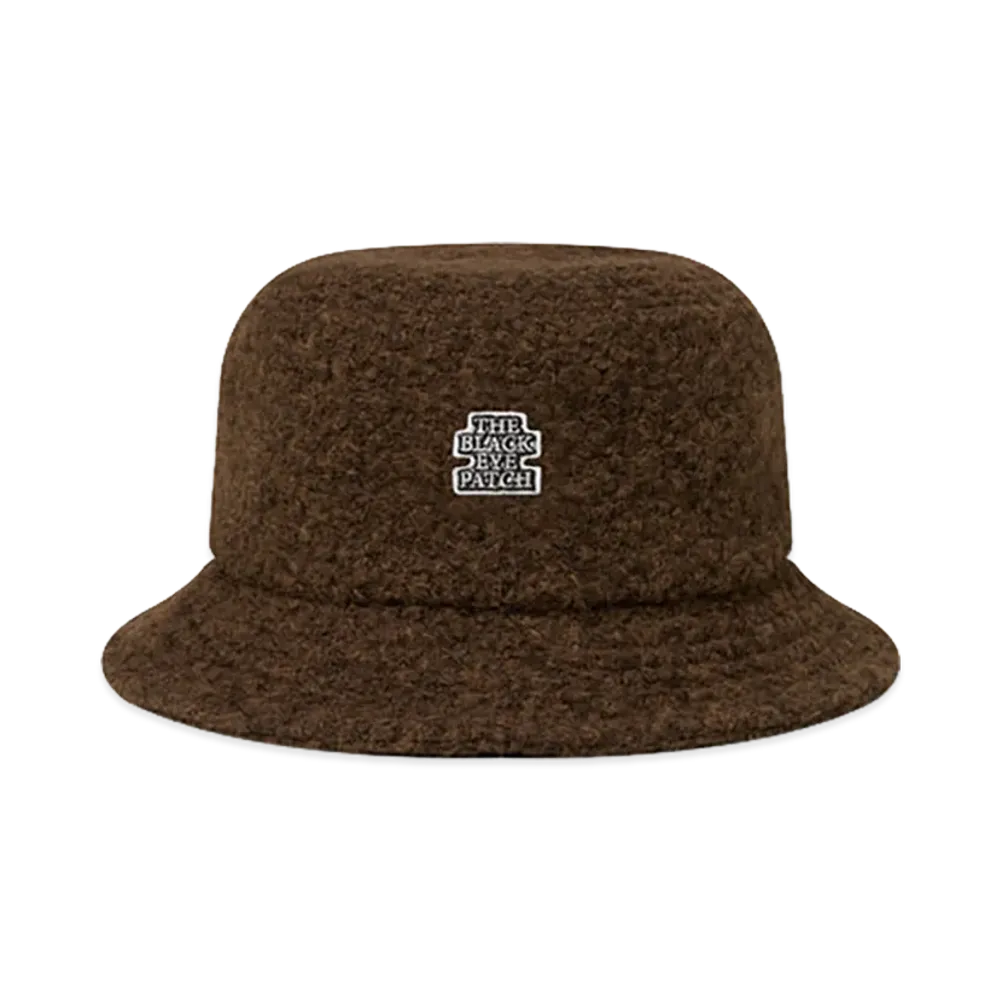 BlackEyePatch Small OG Brushed Wool Bucket Hat "Brown"