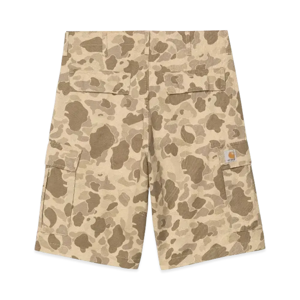 Carhartt WIP Regular Cargo Short "Camo Duck Desert(Rinsed)"