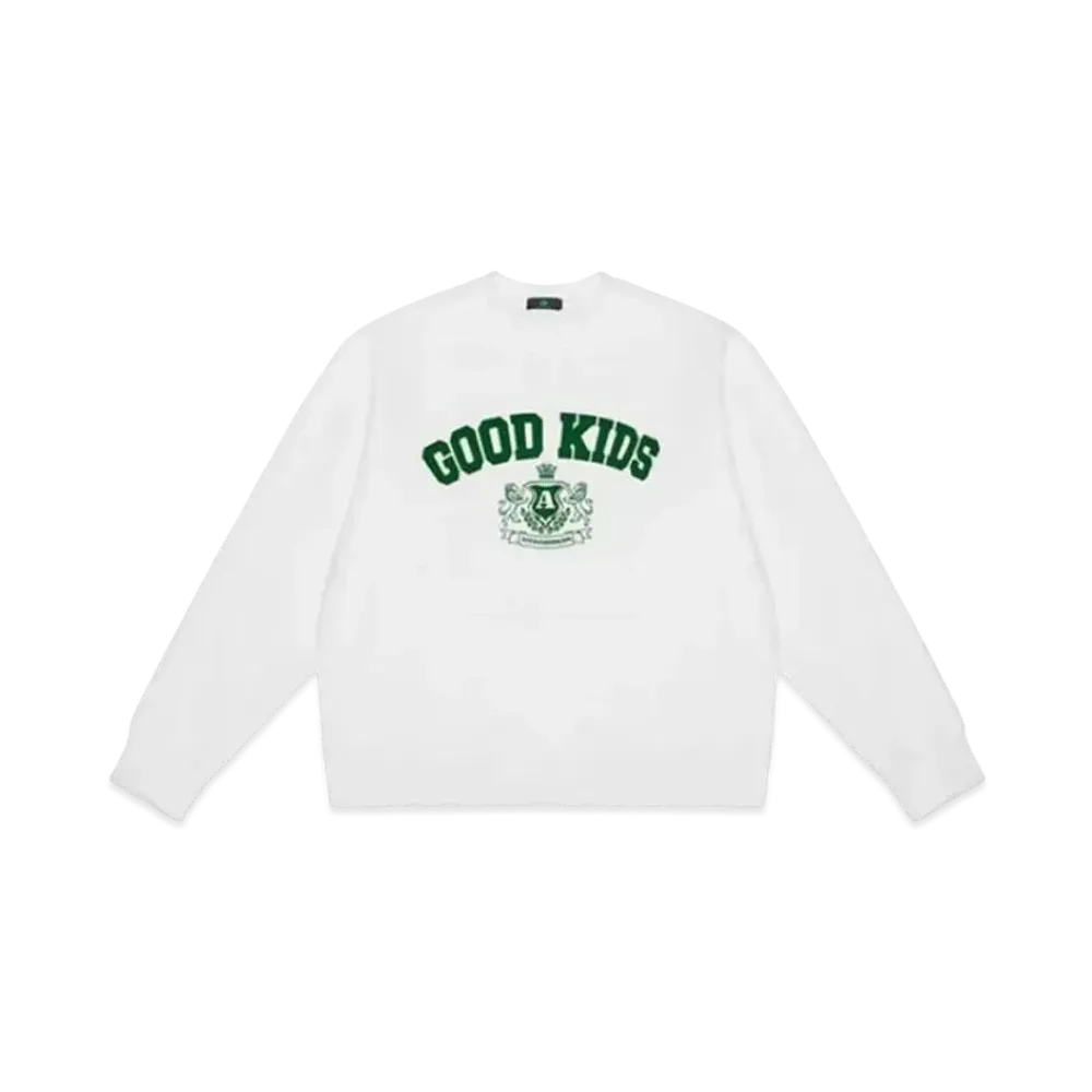 A FEW GOOD KIDS Good Kids College Sweater "White"