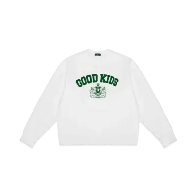 A FEW GOOD KIDS Good Kids College Sweater "White"