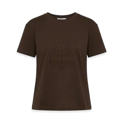 S Max Mara Women's Bella T-Shirt "Dark Brown"