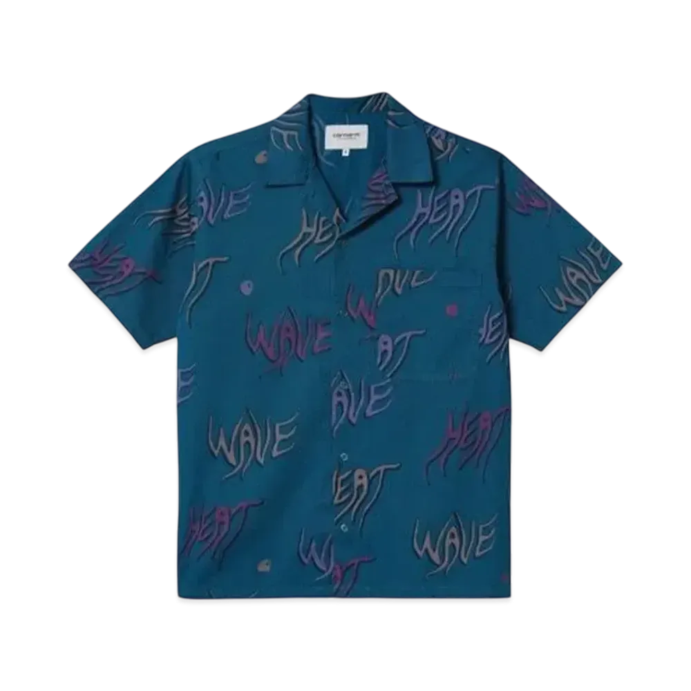 Carhartt WIP S/S Heat Wave Shirt "Blue"