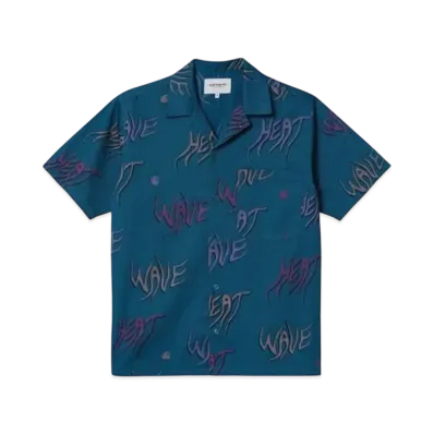Carhartt WIP S/S Heat Wave Shirt "Blue"