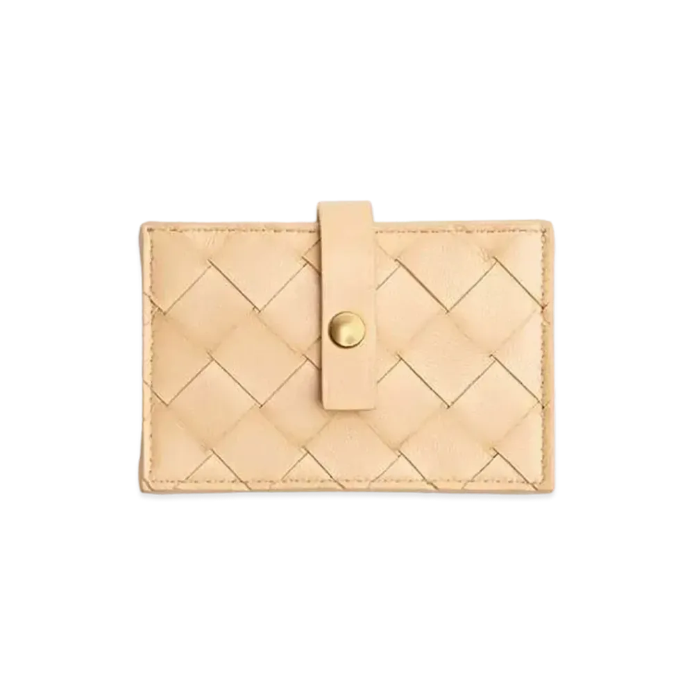 Bottega Veneta Multicard Holder "Almond"