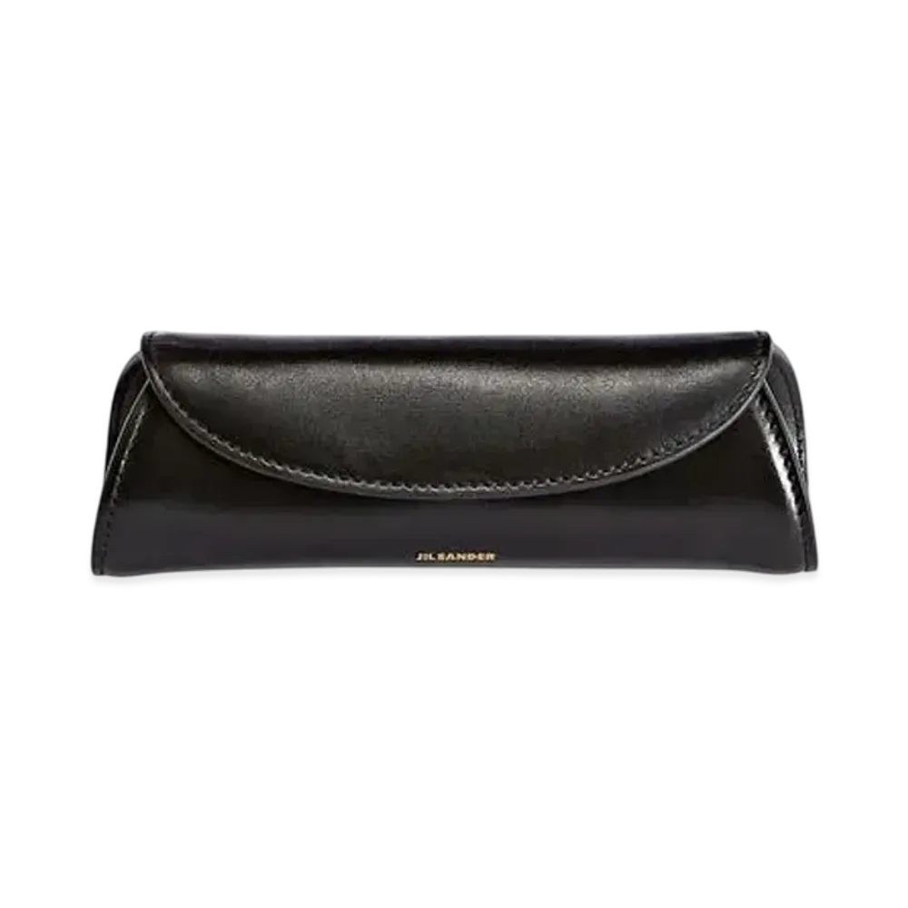 Jil Sander Cannolo Glasses Case "Black"