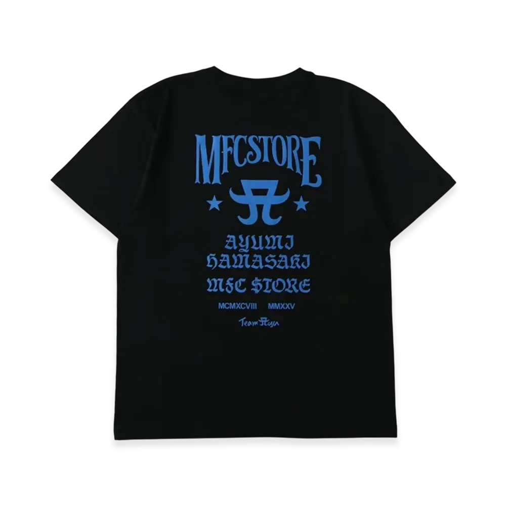 ayumi hamasaki x MFC STORE Ms Logo Tee "Black/Blue"