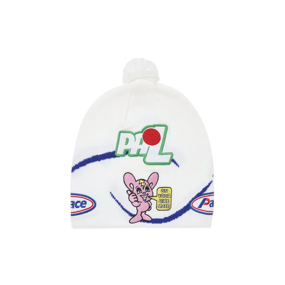 PALACE On Ya Bike Nein Cuff Beanie "White"