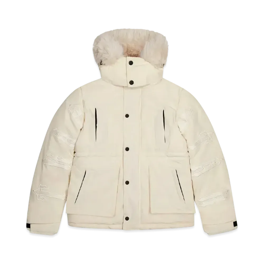 TRAPSTAR Hooded Irongate Parker "Off White"