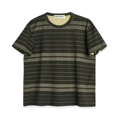 OUR LEGACY Women's Classic T-Shirt "Ziggy Stripe Ease Jersey"