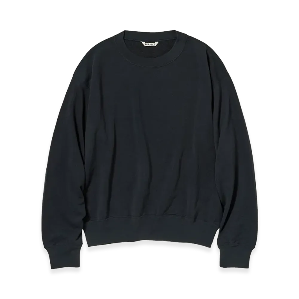 AURALEE High Twist Light Sweat P/O "Pale Blue"