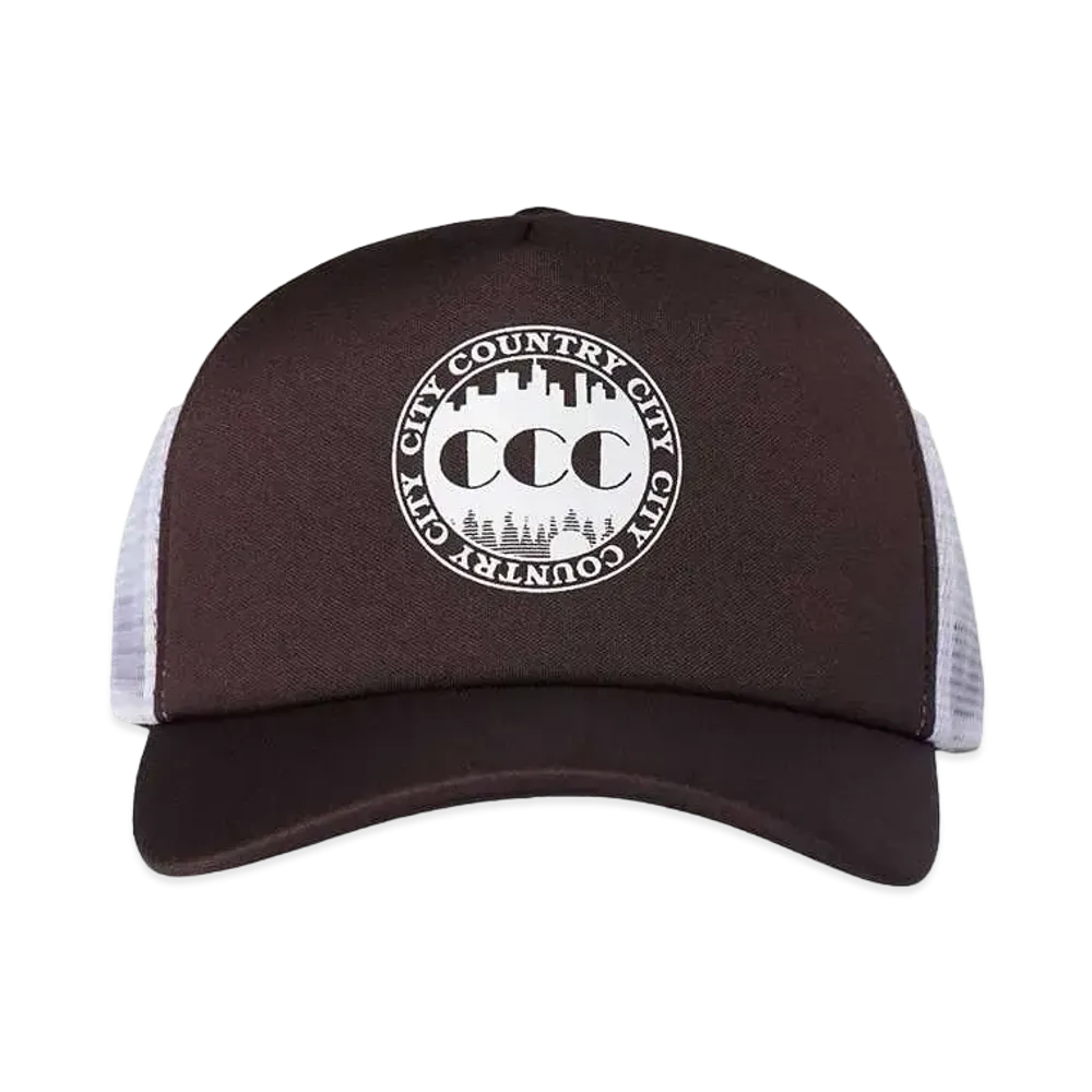 CITY COUNTRY CITY MESH CAP "BROWN"