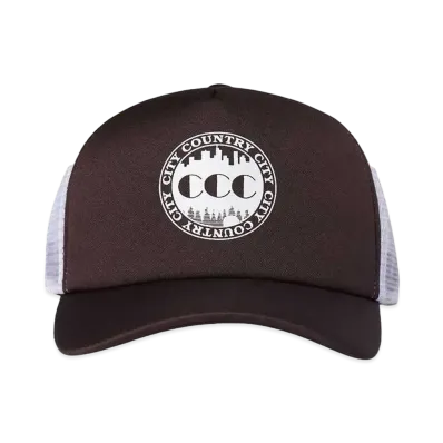 CITY COUNTRY CITY MESH CAP "BROWN"