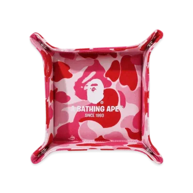 A BATHING APE ABC Camo Tray (M) Travel "Pink"