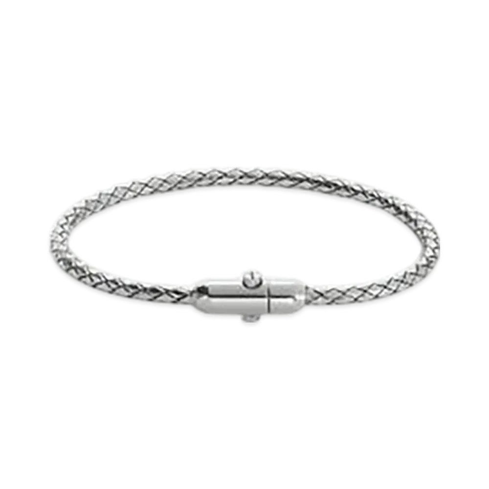 Bottega Veneta Intreccio Bracelet "Silver"