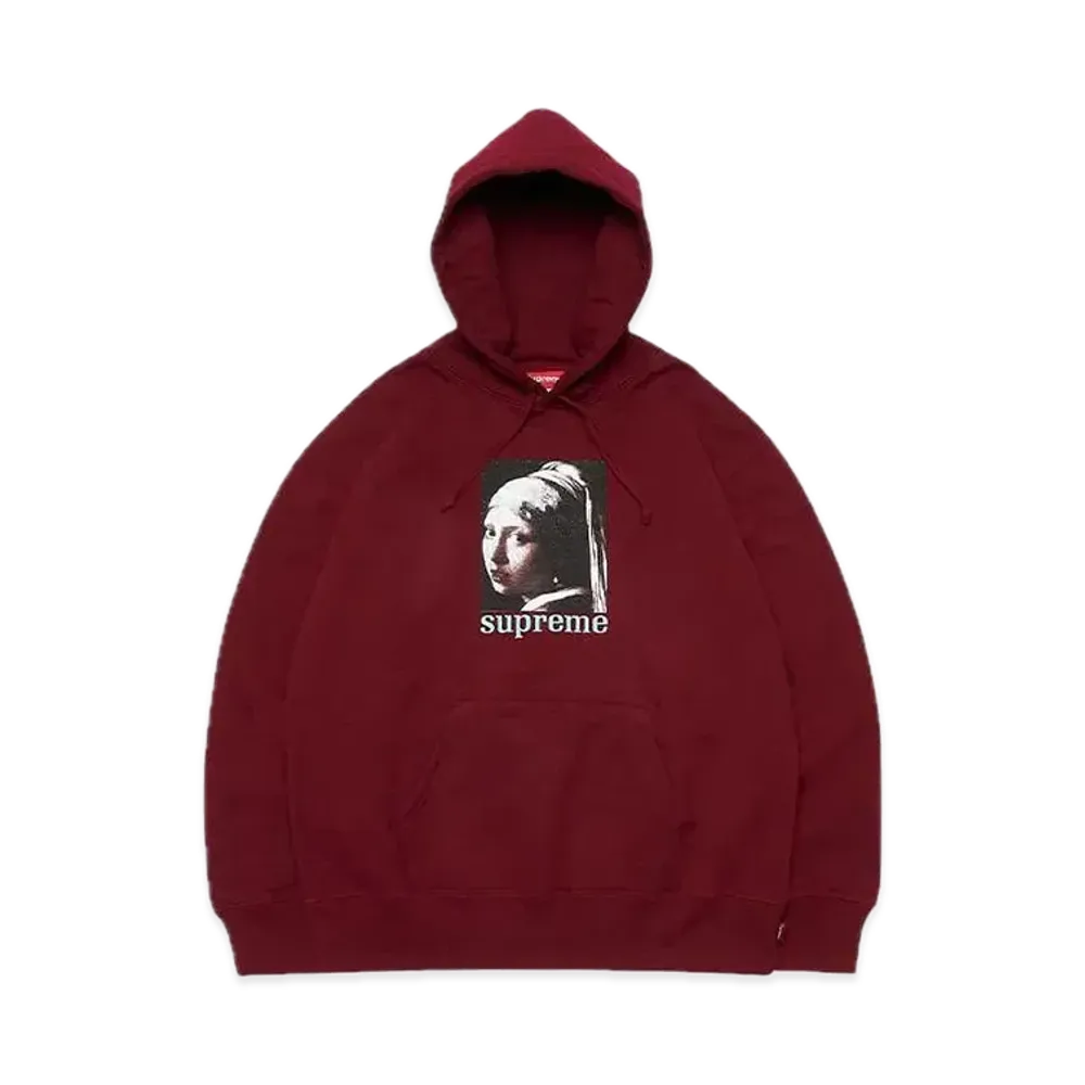 Supreme Pearl Hooded Sweatshirt "Cardinal"